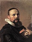 Frans Hals Canvas Paintings - Samuel Ampzing